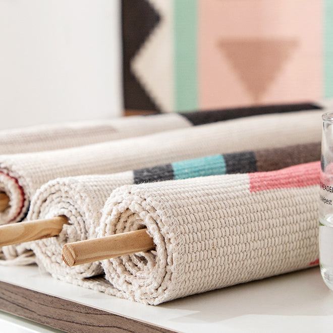 Geometric Tufted Wall Tapestry | ventumra