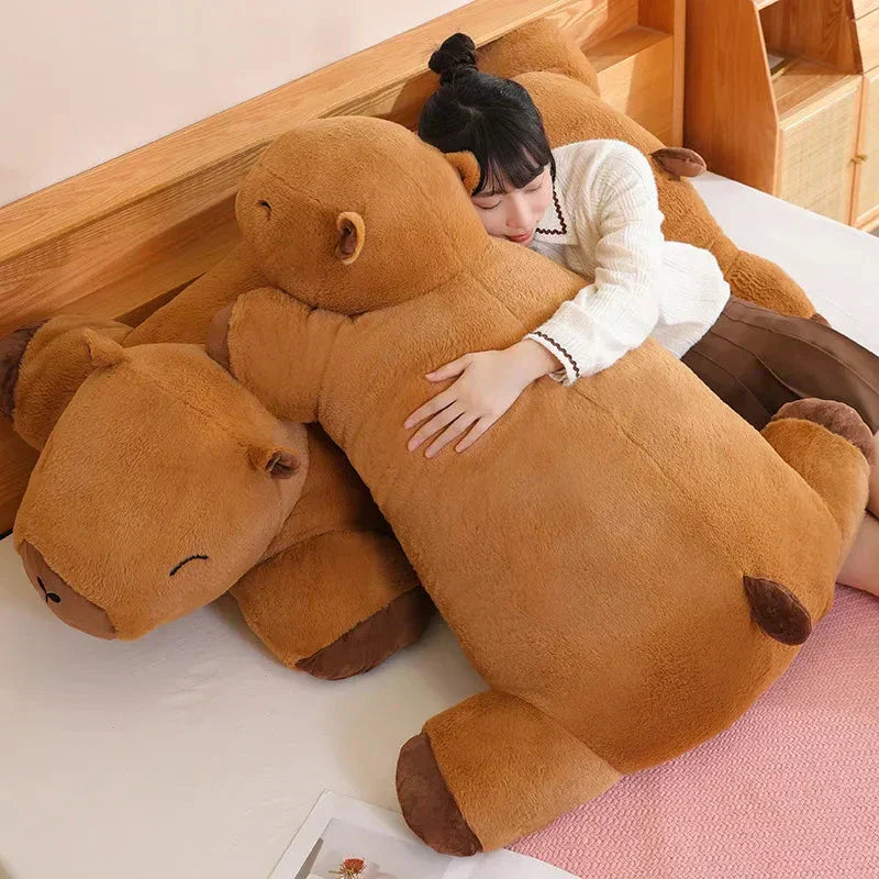 Giant Capybara Snuggle Buddy Plushies | ventumra