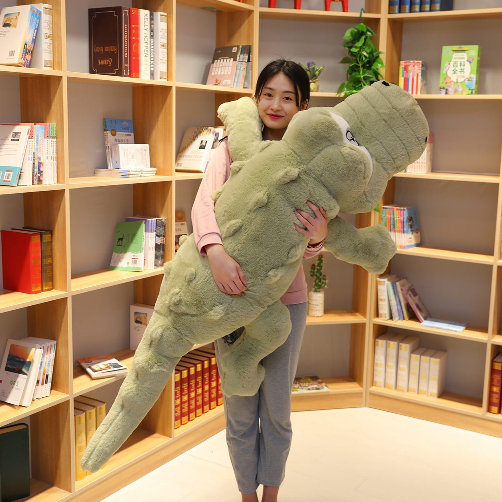 Giant Crocodile Companion Plush | ventumra