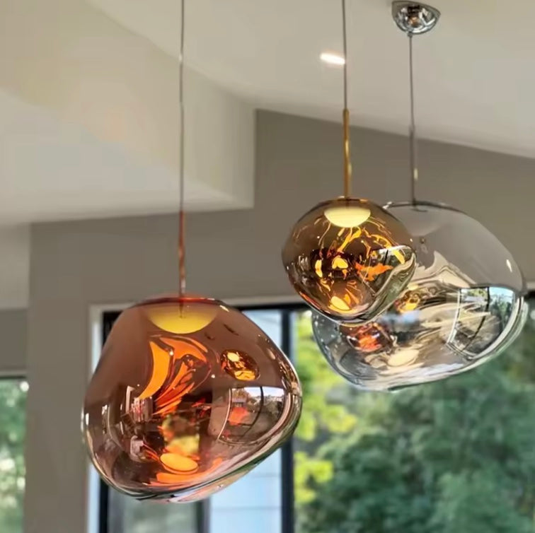 Glass Pendant Light Scandinavian Modern Design Clear Glass | ventumra