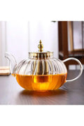 Glass Tea Pot with Infuser for Loose Leaf Brewing | ventumra