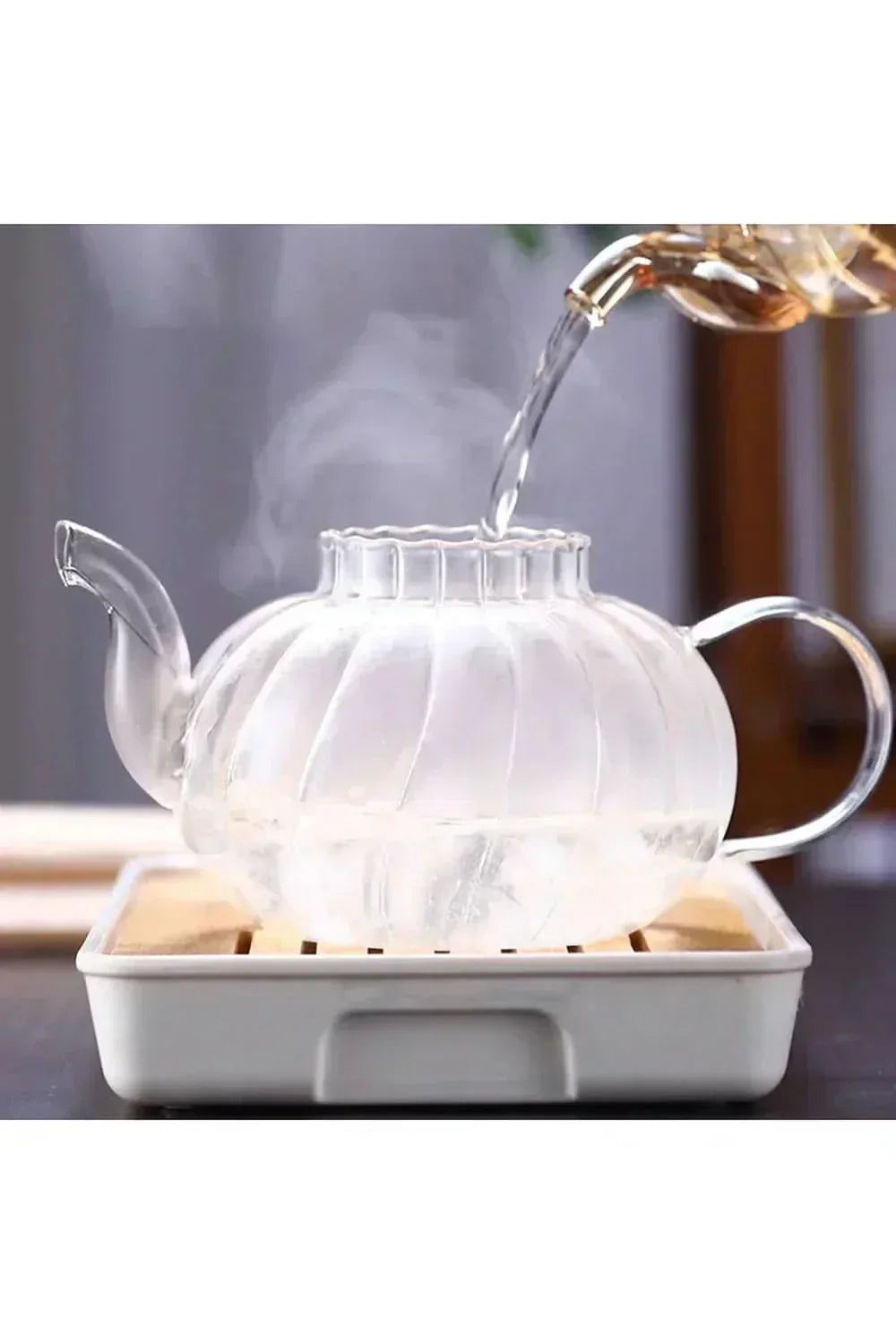 Glass Tea Pot with Infuser for Loose Leaf Brewing | ventumra