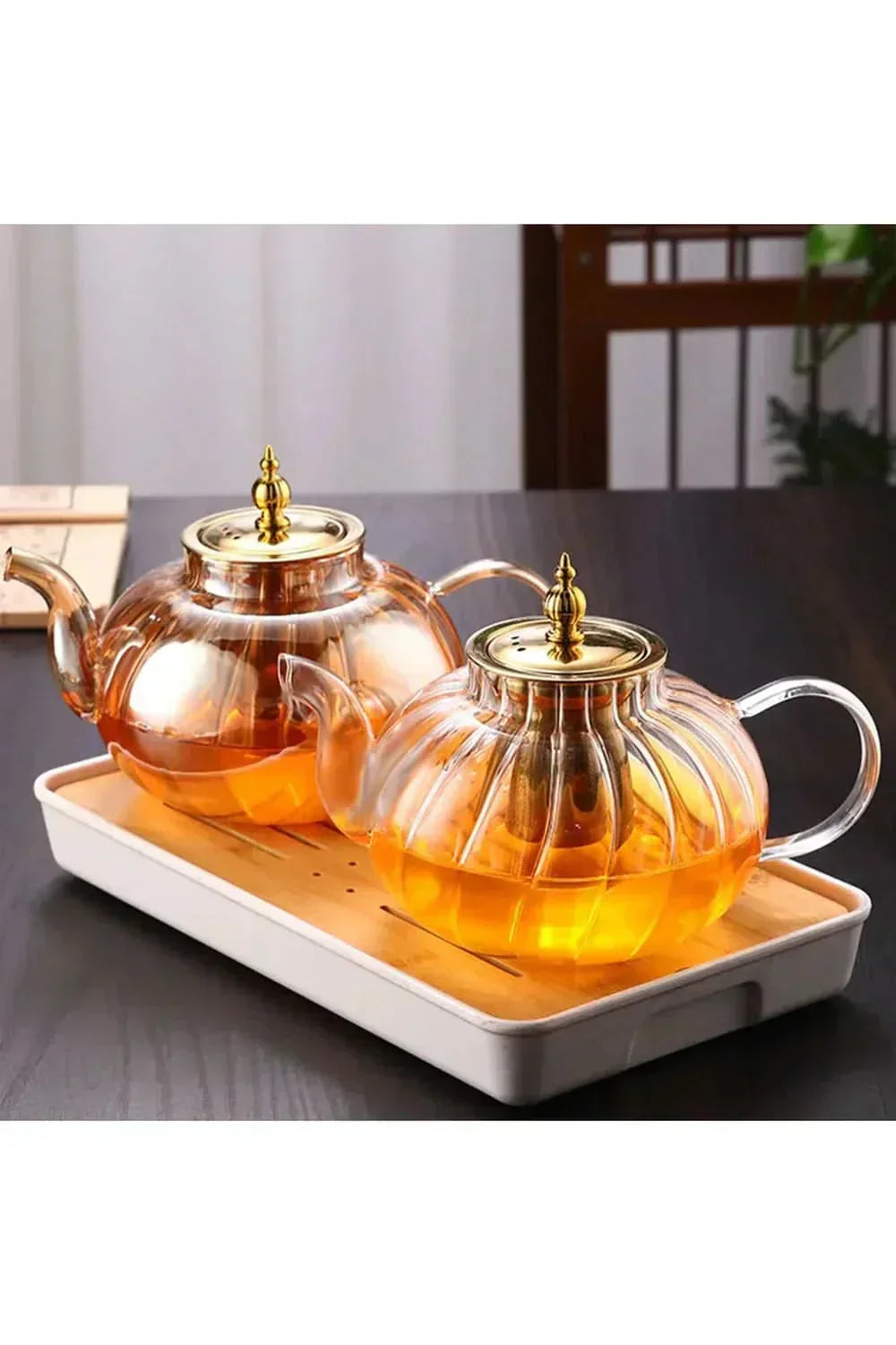 Glass Tea Pot with Infuser for Loose Leaf Brewing | ventumra