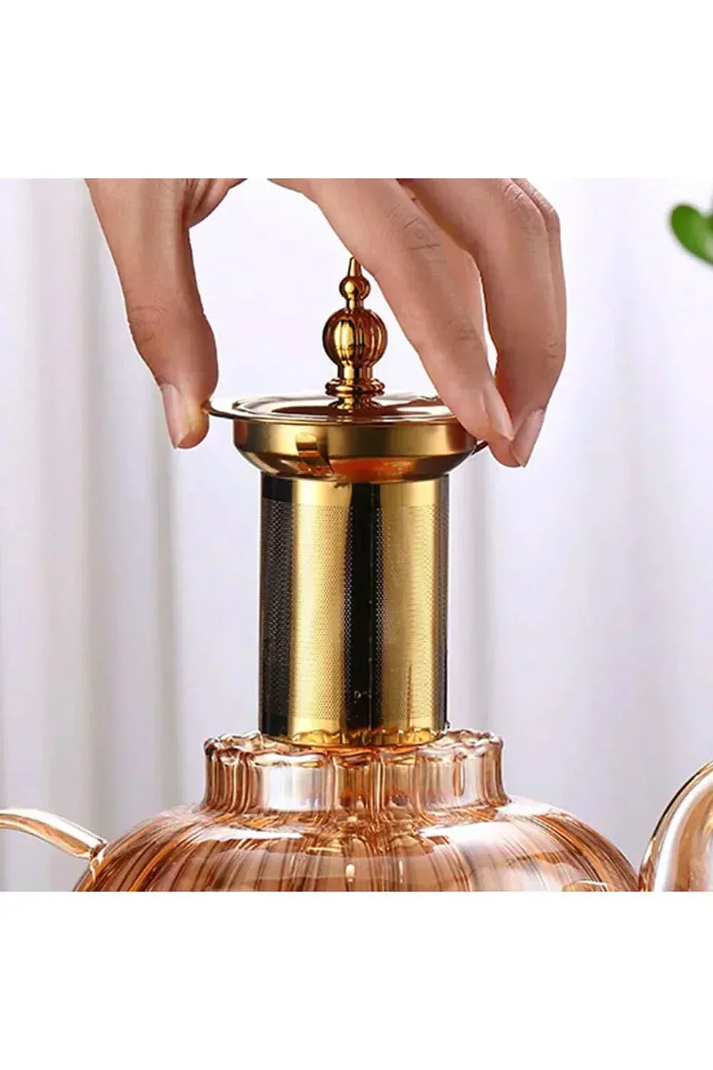 Glass Tea Pot with Infuser for Loose Leaf Brewing | ventumra