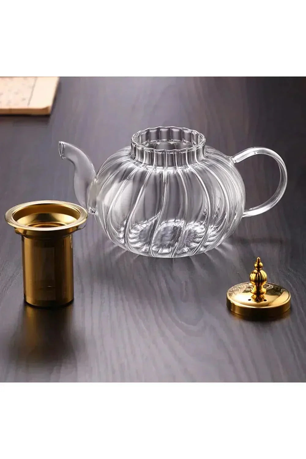 Glass Tea Pot with Infuser for Loose Leaf Brewing | ventumra