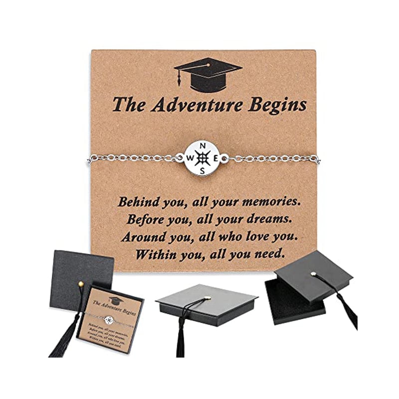 Graduation Compass Charm Bracelet | ventumra