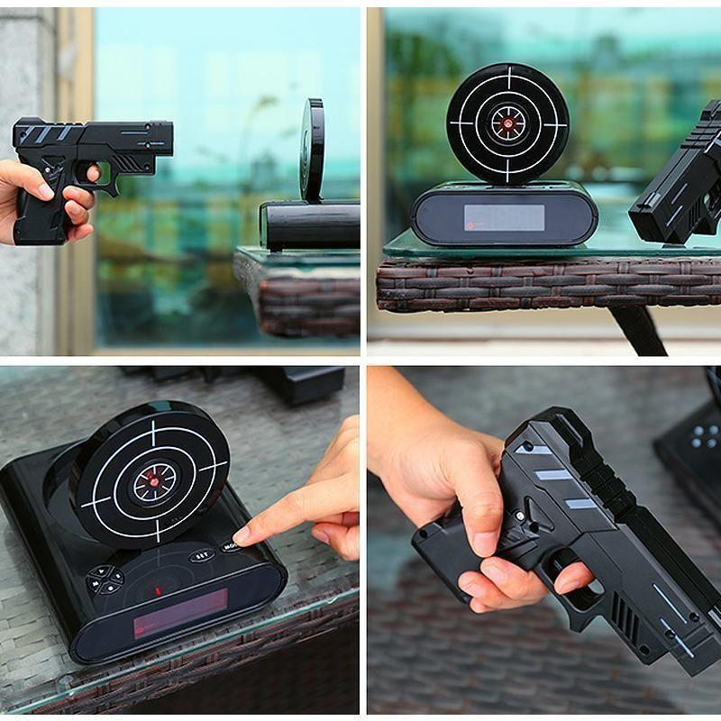 Gun Target Shoot Alarm Clock | ventumra