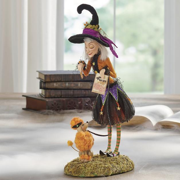 Halloween Figurine Handmade Witch Decoration Resin | ventumra