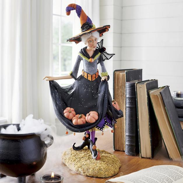 Halloween Figurine Handmade Witch Decoration Resin | ventumra
