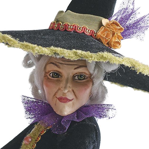 Halloween Figurine Handmade Witch Decoration Resin | ventumra