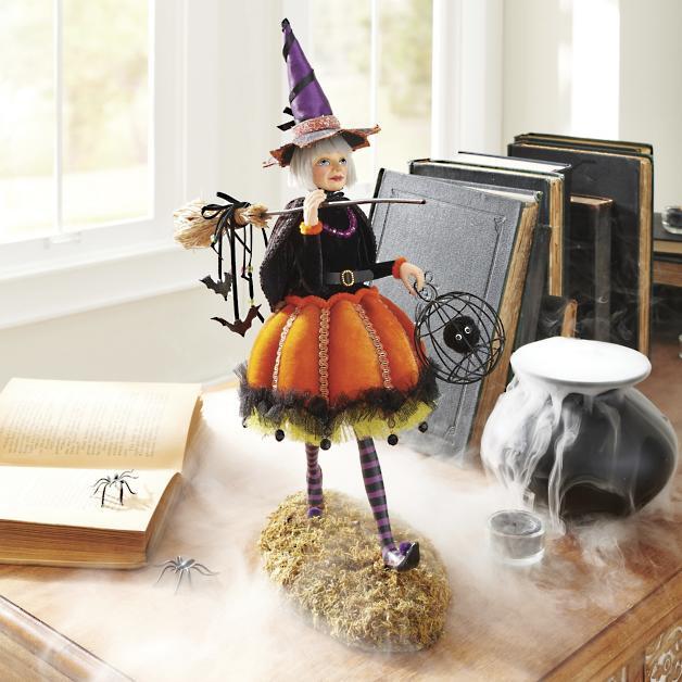Halloween Figurine Handmade Witch Decoration Resin | ventumra