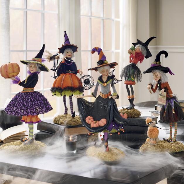 Halloween Figurine Handmade Witch Decoration Resin | ventumra
