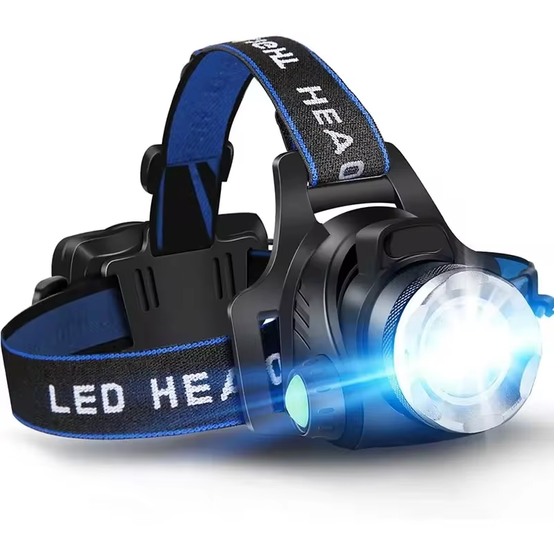 Headlamp Rechargeable Waterproof Zoomable LED Headlamp | ventumra