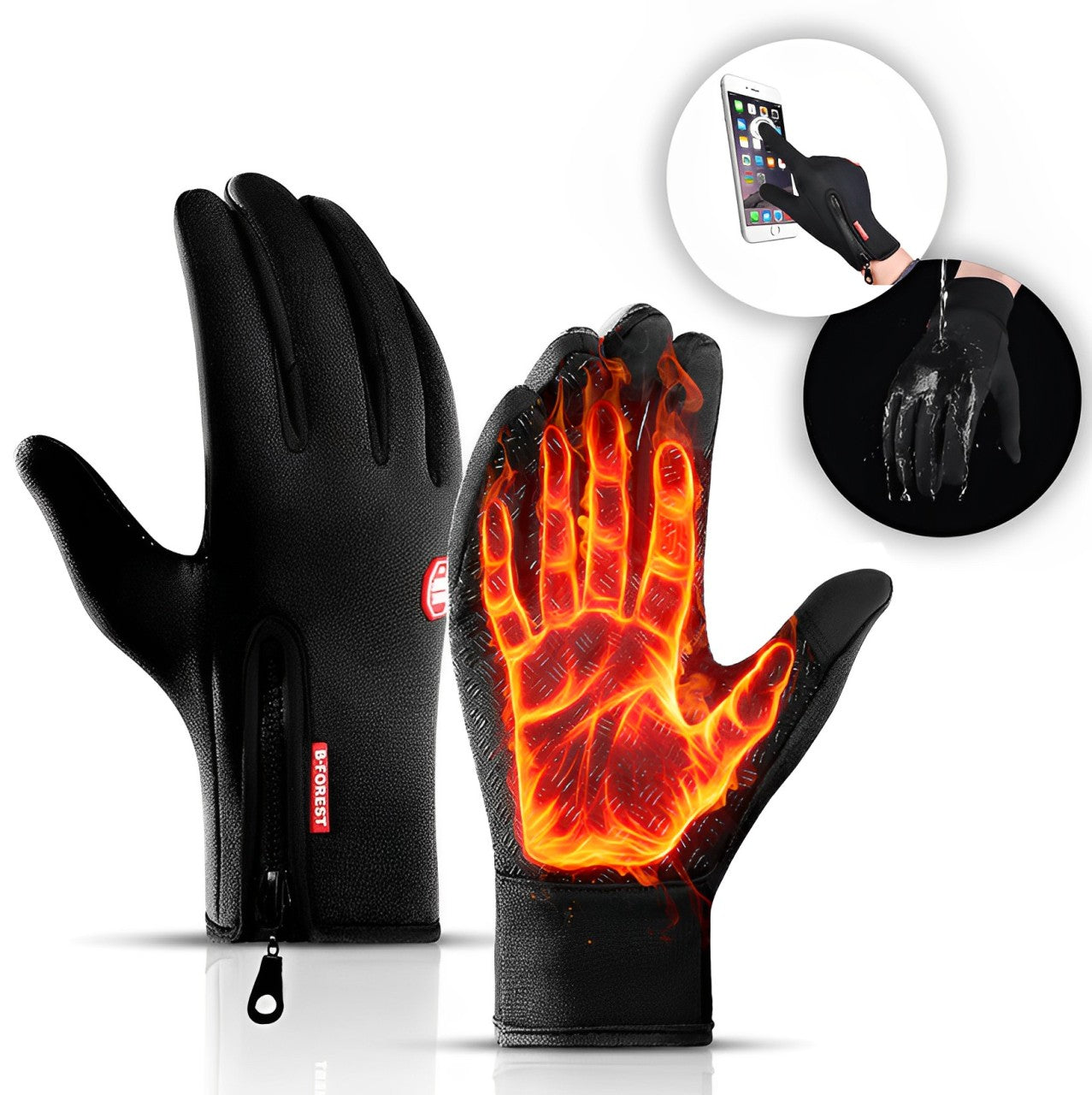Heated Gloves Electric Heating Cycling Gloves Ski Gloves for Adults | ventumra