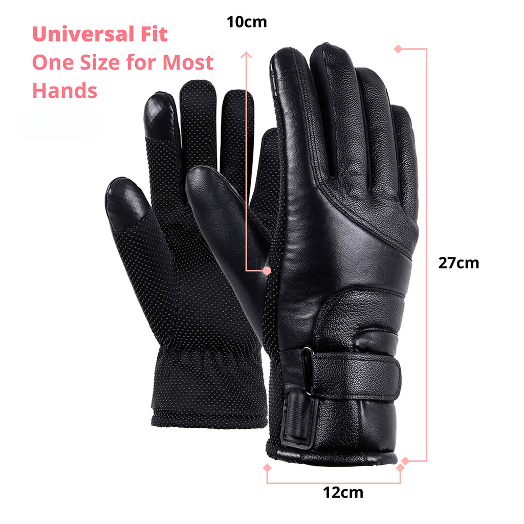 USB Rechargeable Heated Gloves for Women - Waterproof Thermal Warm | ventumra