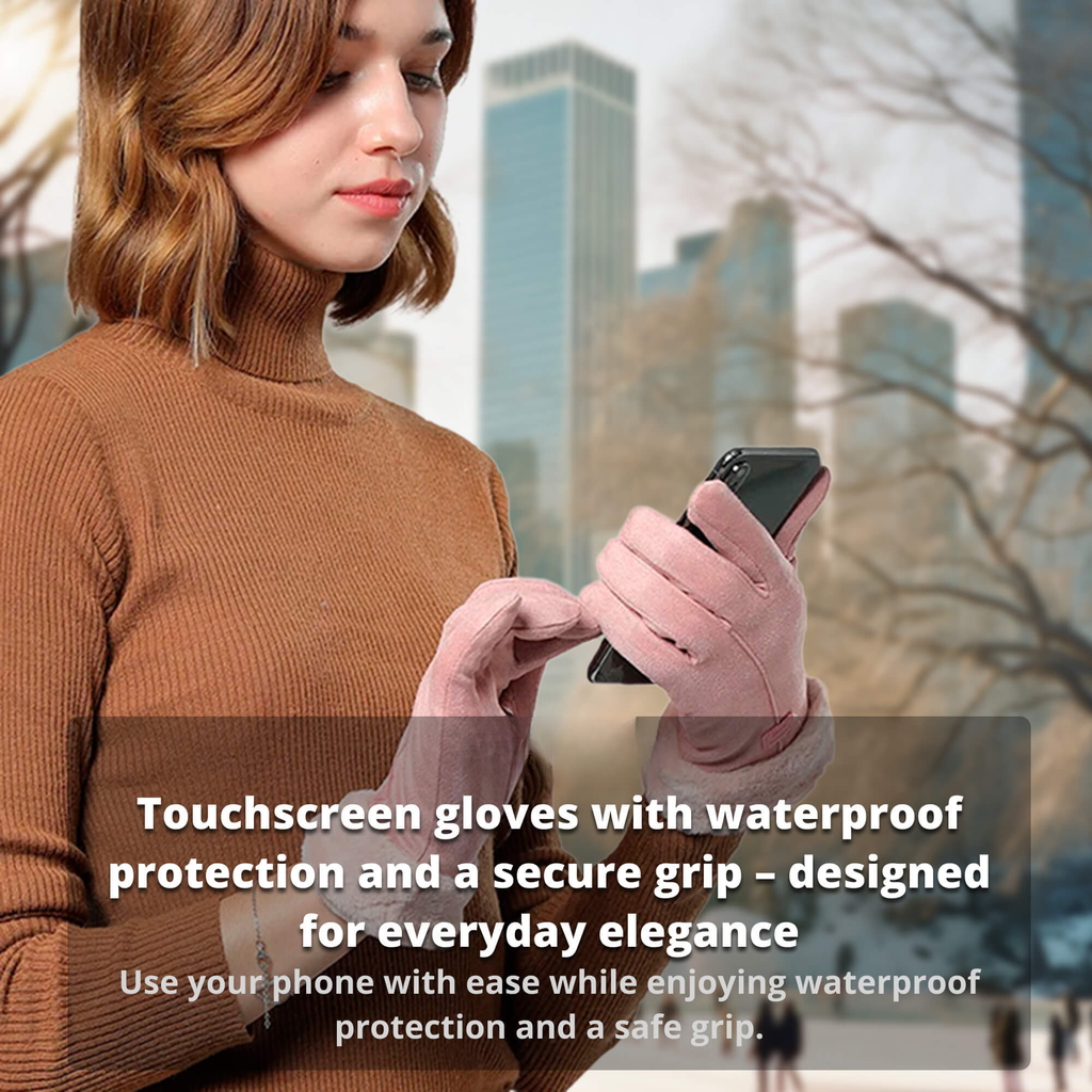 USB Rechargeable Heated Gloves for Women - Waterproof Thermal Warm | ventumra