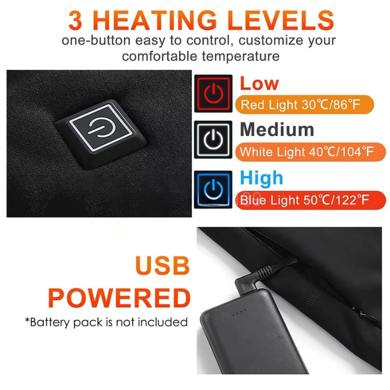Heating Underwear Rechargeable Thermal Base Layer Unisex | ventumra