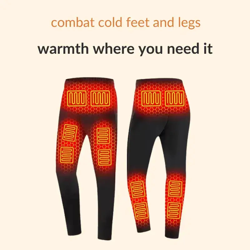 Heating Underwear Rechargeable Thermal Base Layer Unisex | ventumra