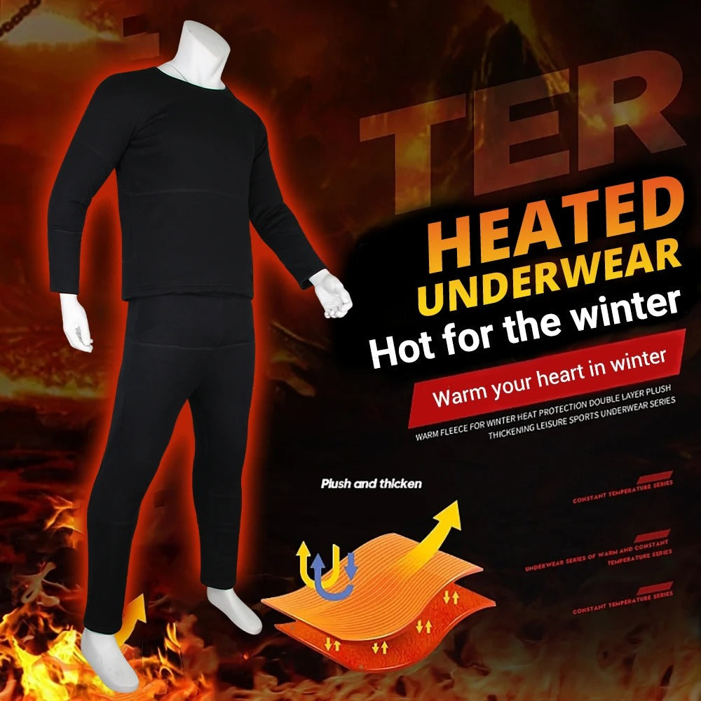 Heating Underwear Rechargeable Thermal Base Layer Unisex | ventumra
