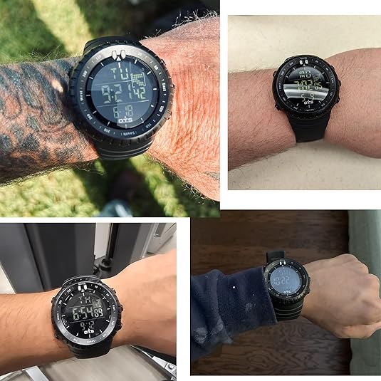 Henry Waterproof Men’s Digital Sports Watch – Shockproof, Tactical & LED Backlit Outdoor Timepiece | ventumra
