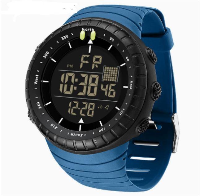Henry Waterproof Men’s Digital Sports Watch – Shockproof, Tactical & LED Backlit Outdoor Timepiece | ventumra