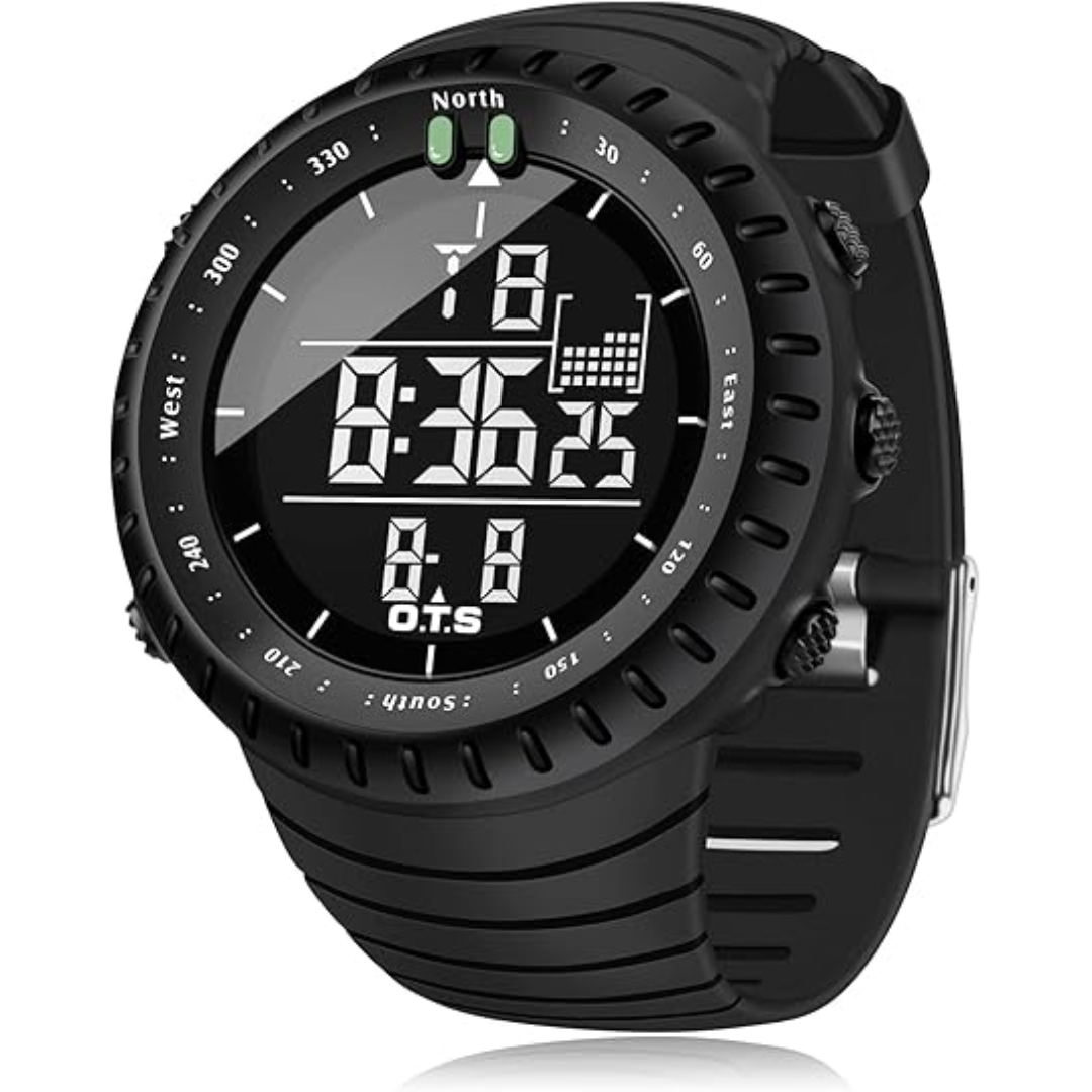 Henry Waterproof Men’s Digital Sports Watch – Shockproof, Tactical & LED Backlit Outdoor Timepiece | ventumra