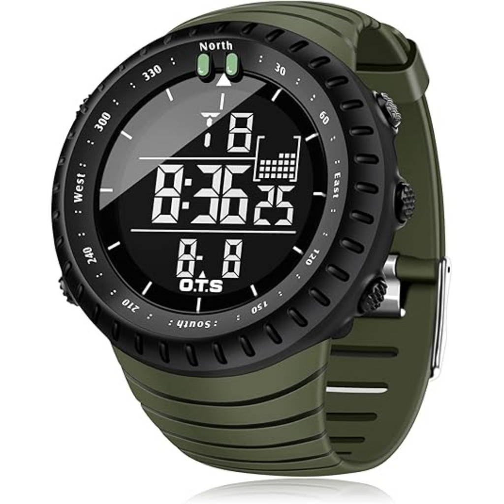 Henry Waterproof Men’s Digital Sports Watch – Shockproof, Tactical & LED Backlit Outdoor Timepiece | ventumra