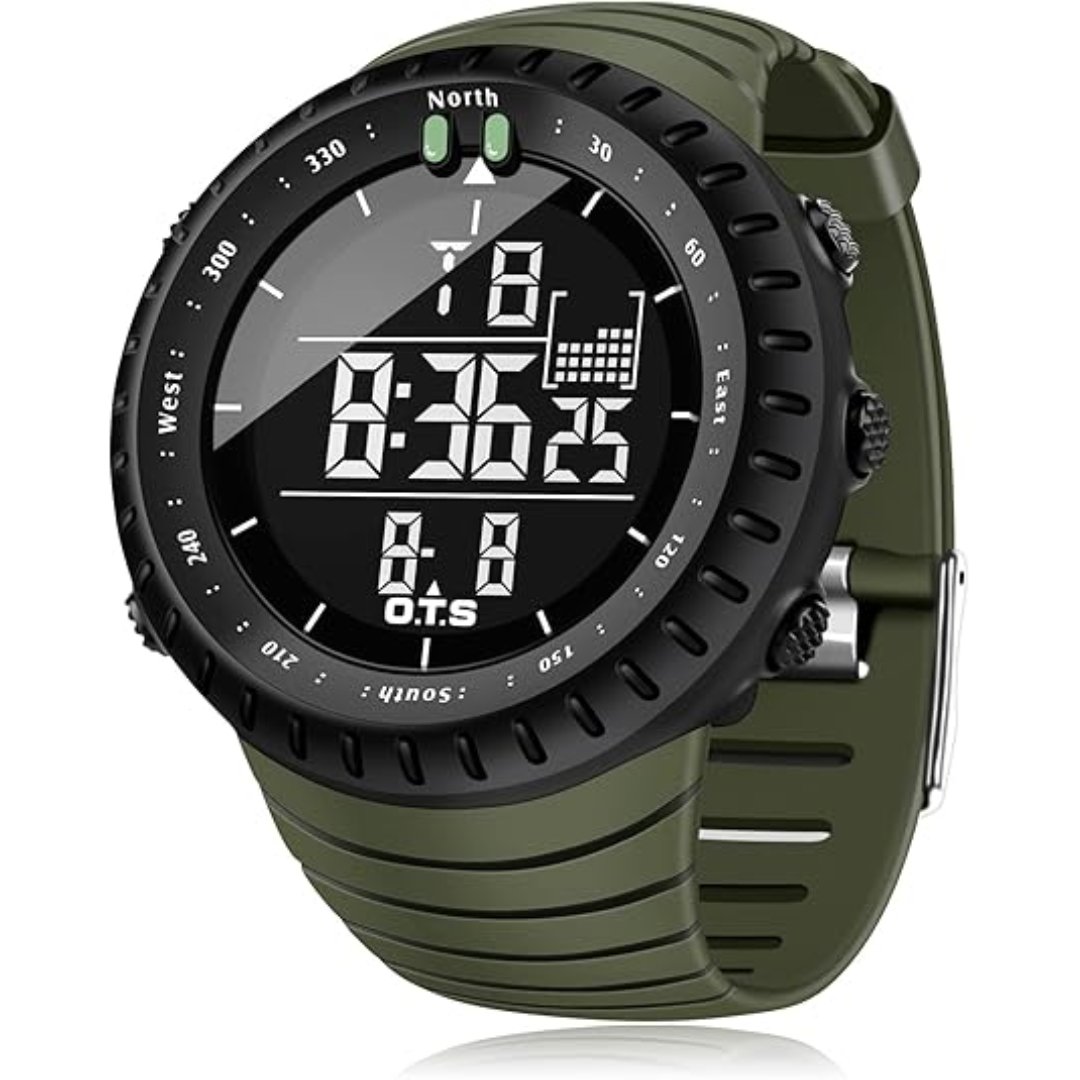 Henry Waterproof Men’s Digital Sports Watch – Shockproof, Tactical & LED Backlit Outdoor Timepiece | ventumra