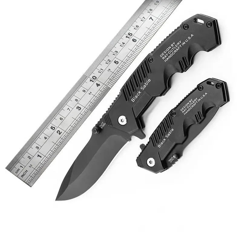 High Hardness Tactical Survival Knife - Outdoor Self-Defense EDC Tool for Camping & Hunting | ventumra