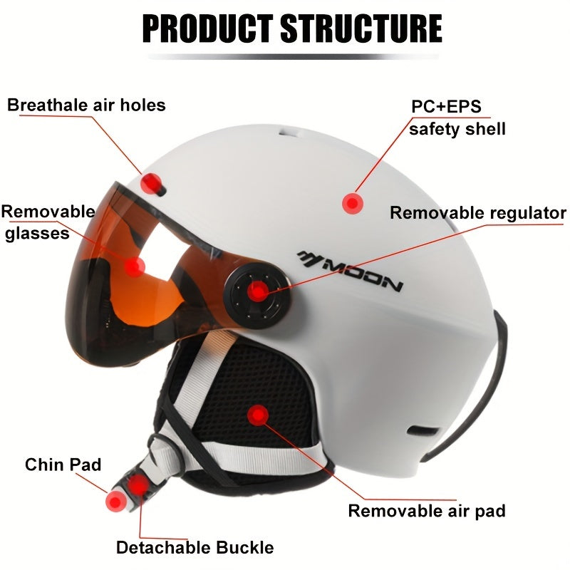 High-Quality Ski Helmet with Removable Parts – Safe and Comfortable for Outdoor Activities | ventumra