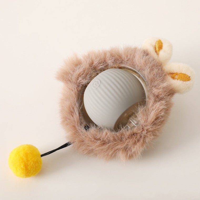 Interactive Rolling Ball Toy with Tail for Dogs | ventumra