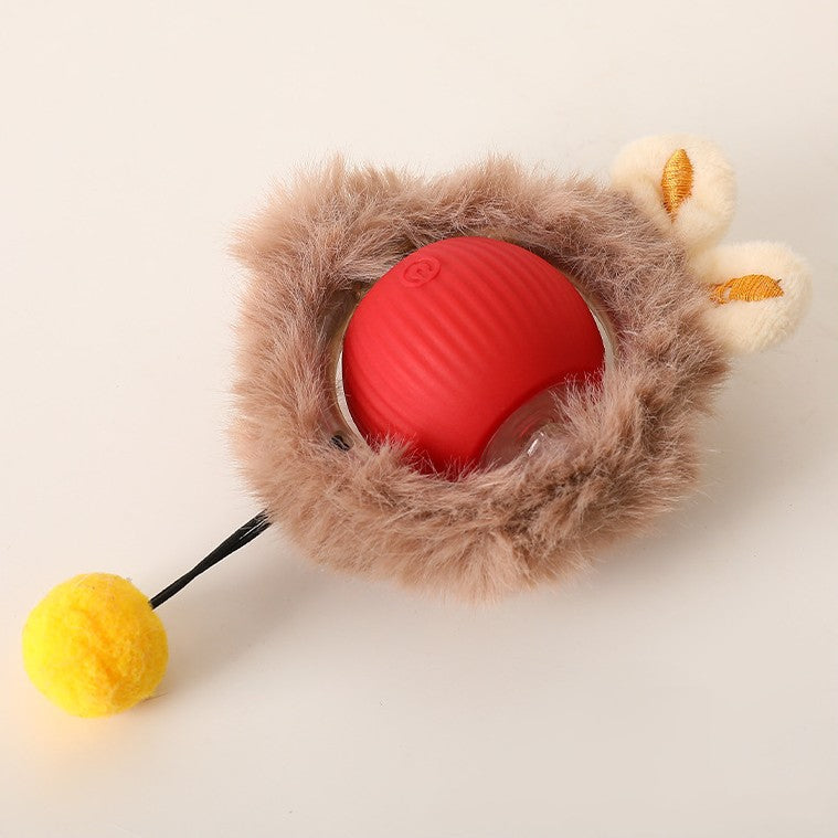 Interactive Rolling Ball Toy with Tail for Dogs | ventumra