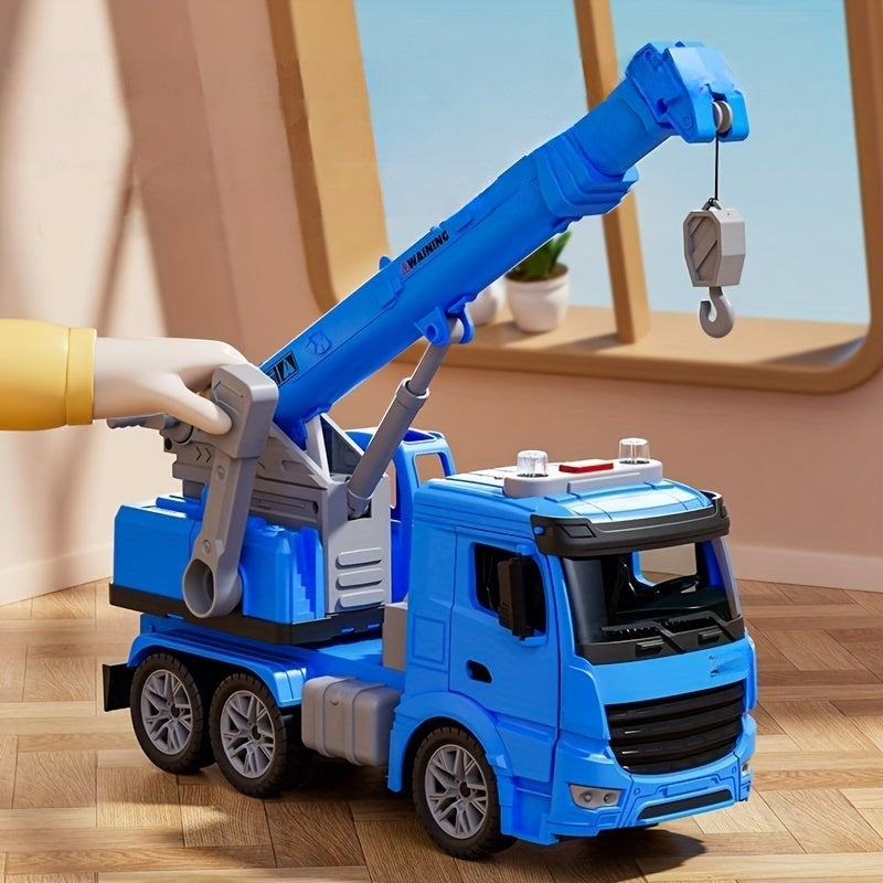 Interactive Truck with Crane for Kids with Lights and Sounds - Safe Driving Toy | ventumra