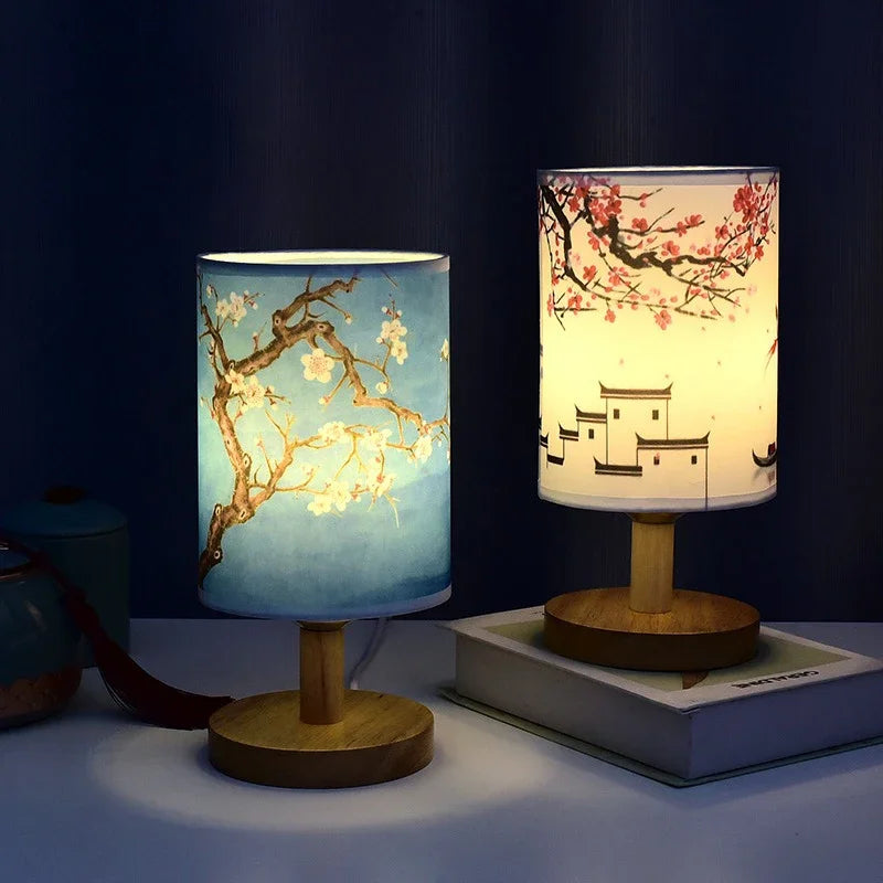 Japanese Lamp - Rose Lamp - Dimmable - Night Lamp | ventumra