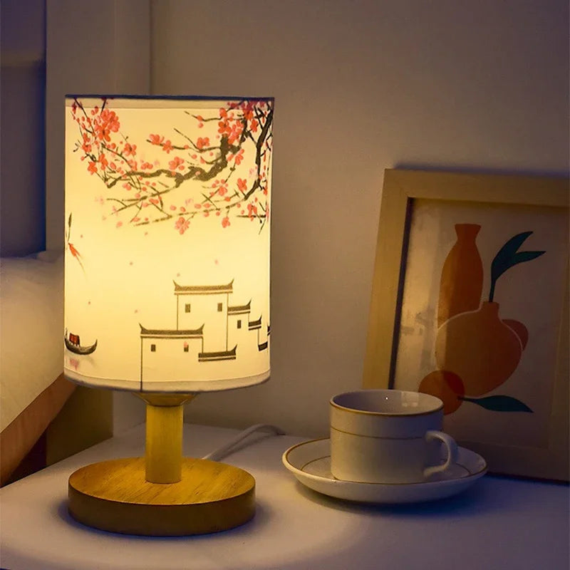 Japanese Lamp - Rose Lamp - Dimmable - Night Lamp | ventumra