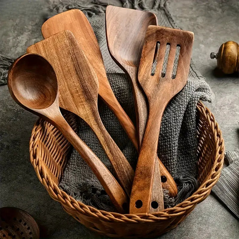 Kitchen Set Made of Natural Teak Wood | ventumra