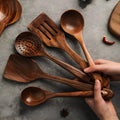 Kitchen Utensils in Natural Wood Set | ventumra