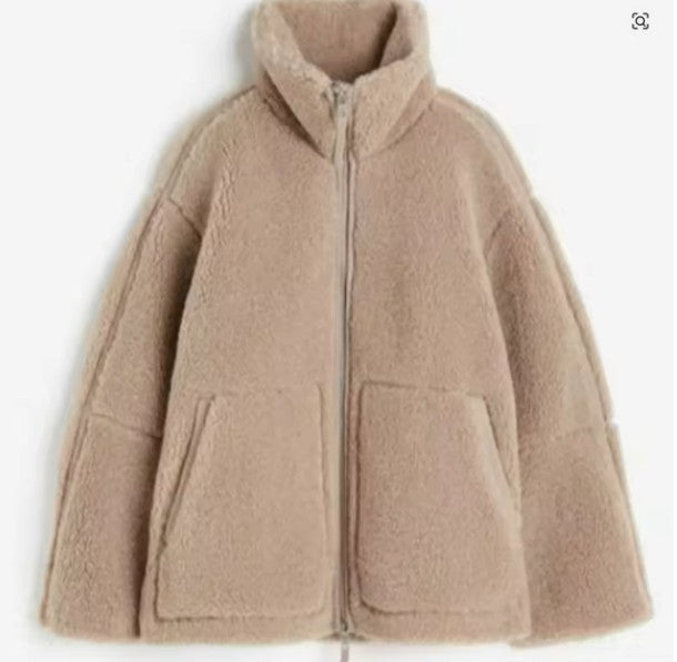 Relaxed Lambswool Winter Jacket | ventumra