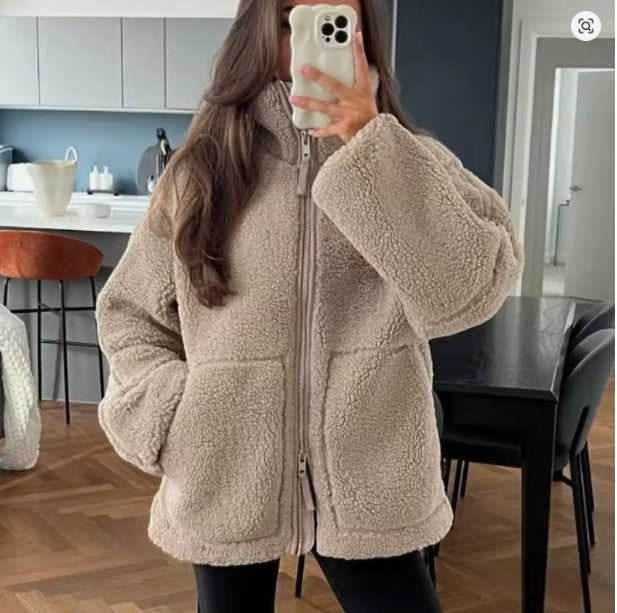 Relaxed Lambswool Winter Jacket | ventumra