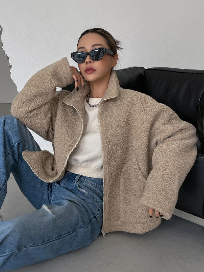 Relaxed Lambswool Winter Jacket | ventumra
