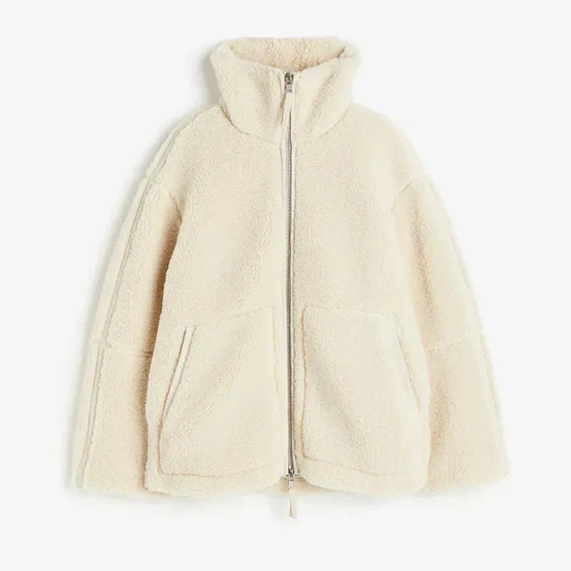 Relaxed Lambswool Winter Jacket | ventumra