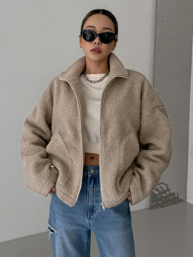 Relaxed Lambswool Winter Jacket | ventumra