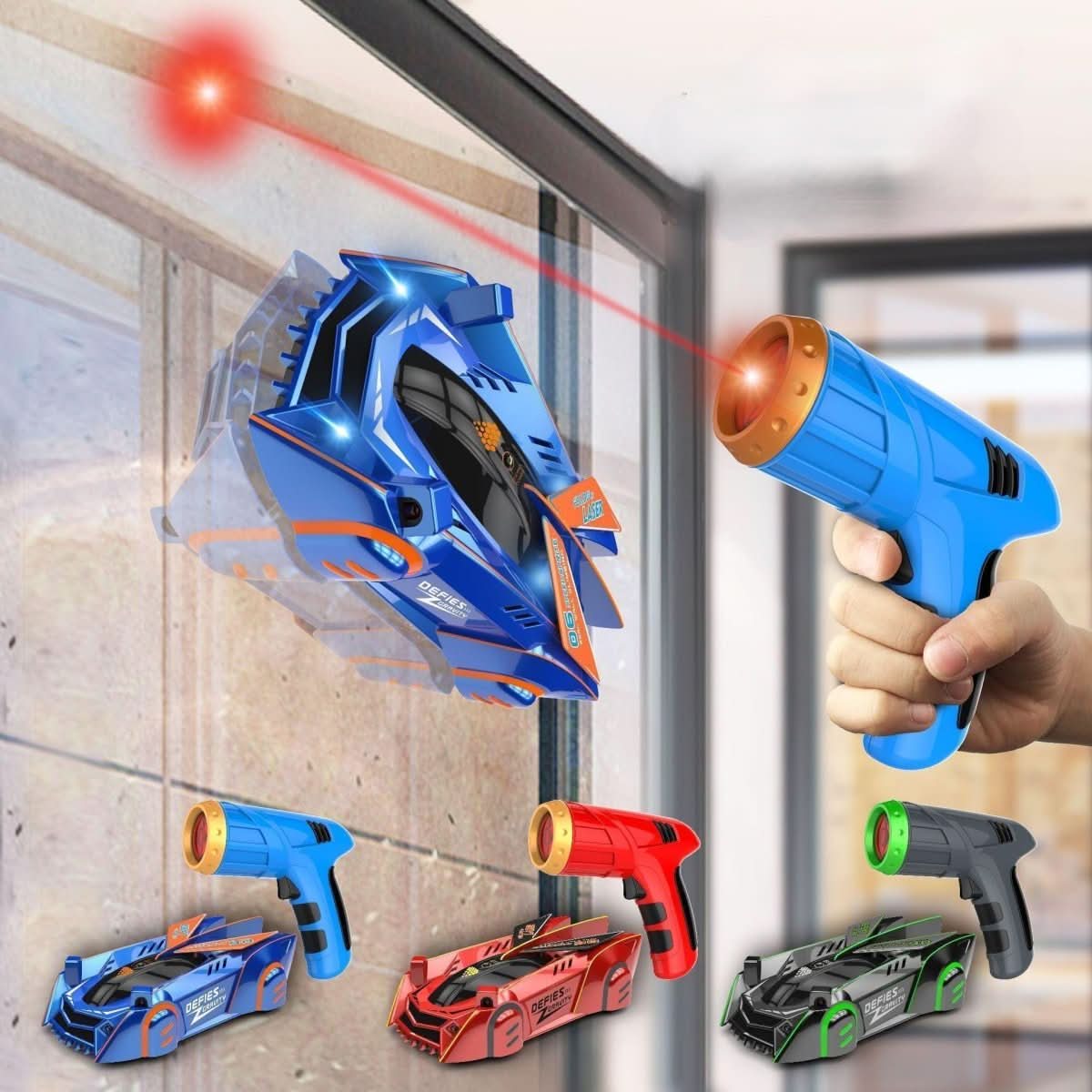 Laser-controlled Wall Climbing RC Car for Kids | ventumra
