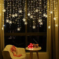 LED Curtain Light String with Snowflake Indoor & Outdoor | ventumra