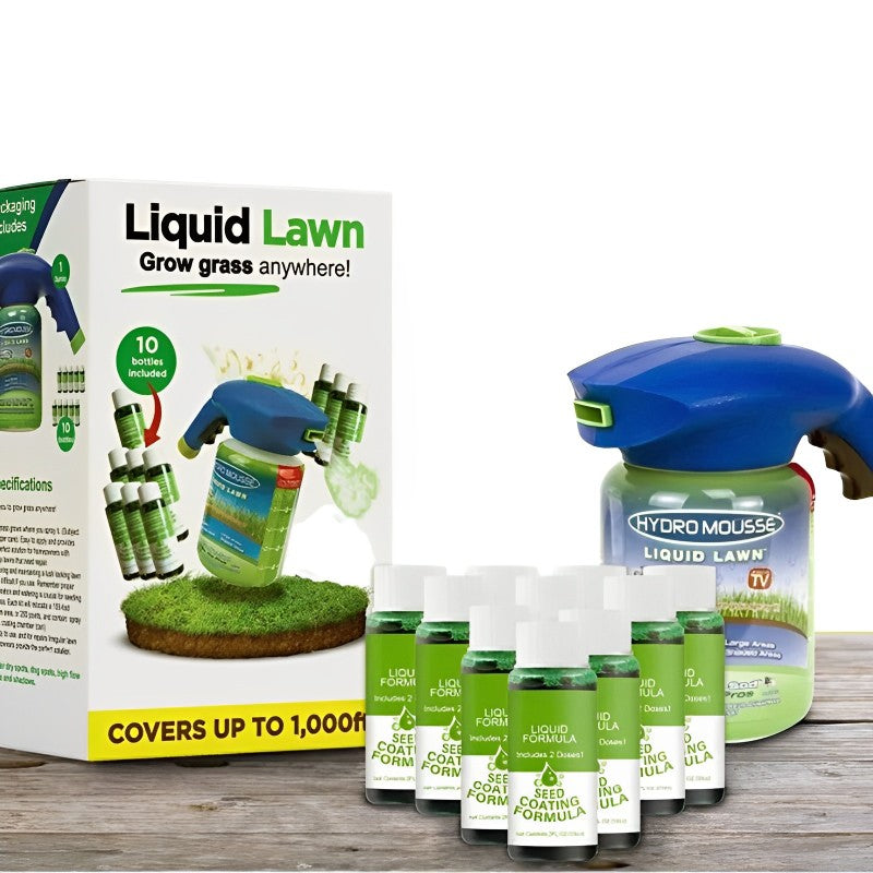 Hydro Mousse Lawn Repair Spray Fix Bare Spots & Heavy Use Areas | ventumra