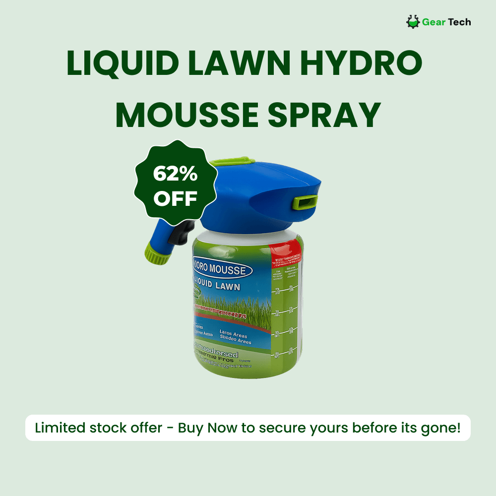 Hydro Mousse Lawn Repair Spray Fix Bare Spots & Heavy Use Areas | ventumra
