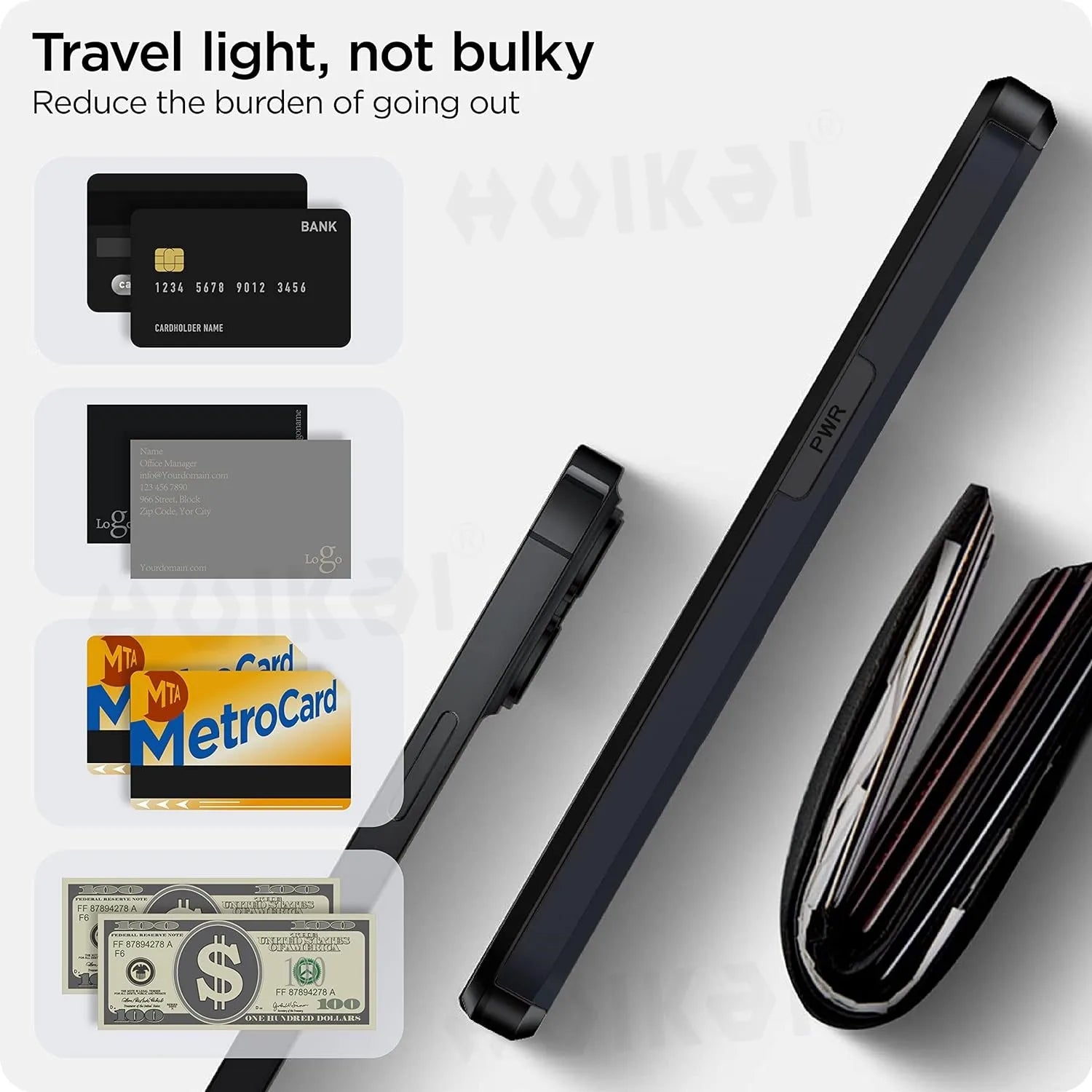 LuxShield iPhone Case with Card Holder Slim Design Card Storage Protection & Style | ventumra