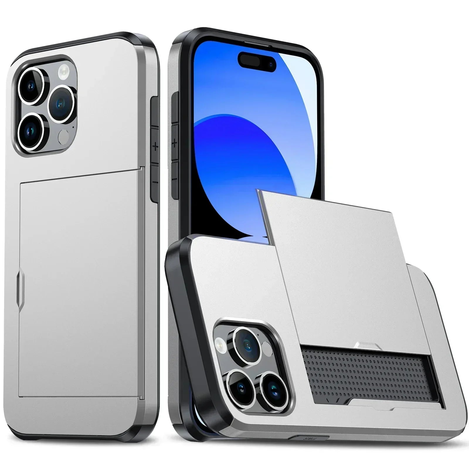 LuxShield iPhone Case with Card Holder Slim Design Card Storage Protection & Style | ventumra
