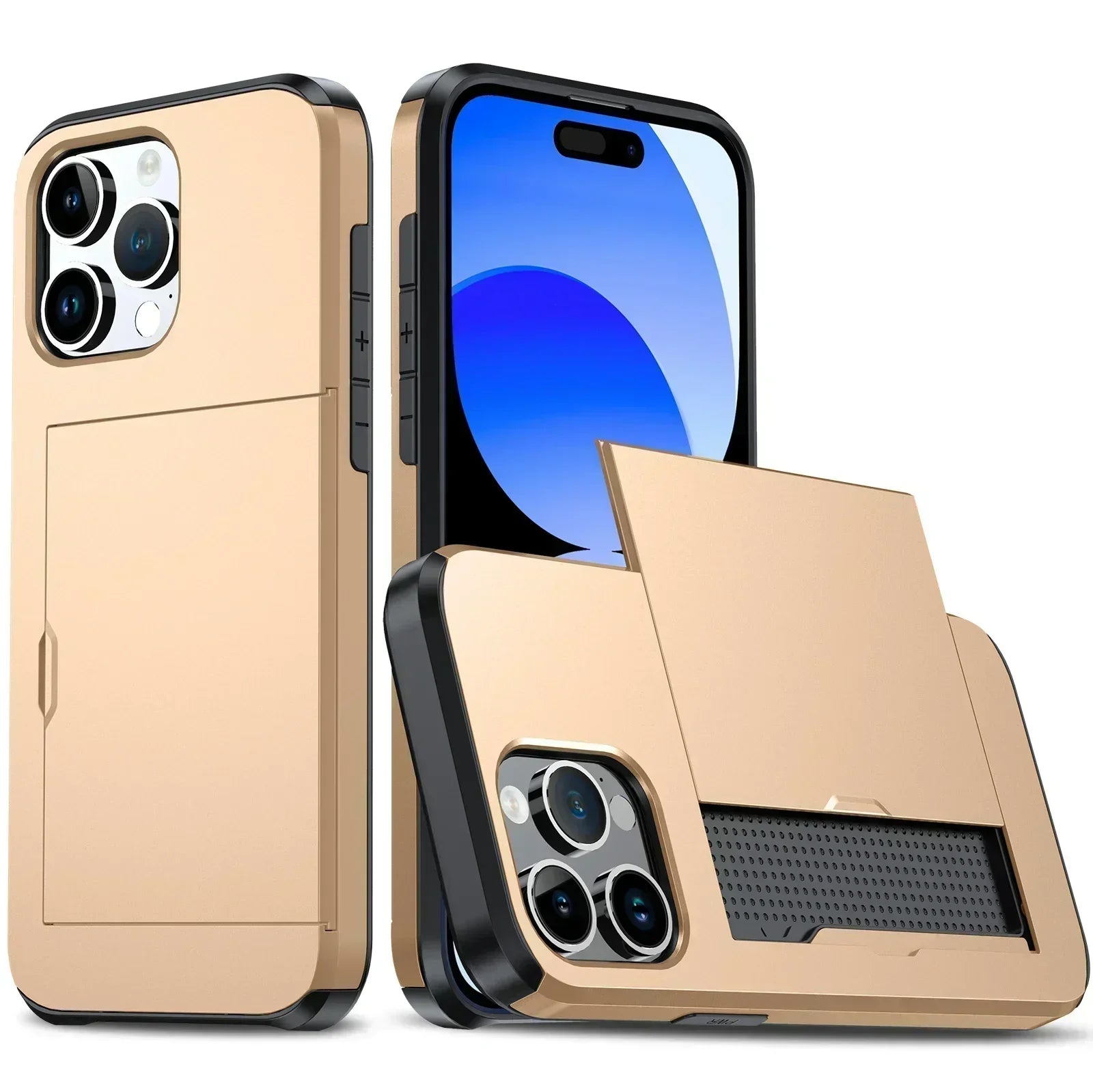LuxShield iPhone Case with Card Holder Slim Design Card Storage Protection & Style | ventumra