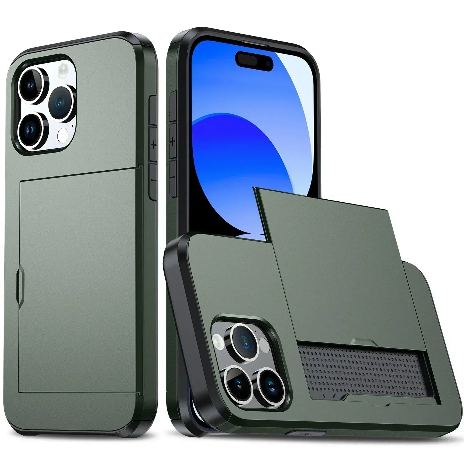 LuxShield iPhone Case with Card Holder Slim Design Card Storage Protection & Style | ventumra